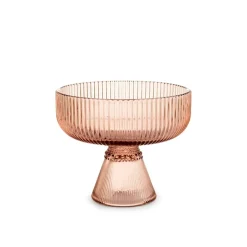 33 cl - H&H Peony Coppa Con Piede In Vetro - Set 6 Pz