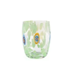 38 cl - H&H Veneziano Bombato Bicchiere Acqua In Vetro - Set 6 Pz