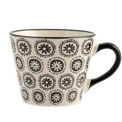 34 cl - H&H Vhera Tazza Cappuccino Colori Assortiti In Stoneware Set 6 Pz