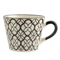 34 cl - H&H Vhera Tazza Cappuccino Colori Assortiti In Stoneware Set 6 Pz