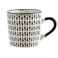 8.5 cl - H&H Vhera Tazzina Caffé Colori Assortiti In Stoneware Set 6 Pz