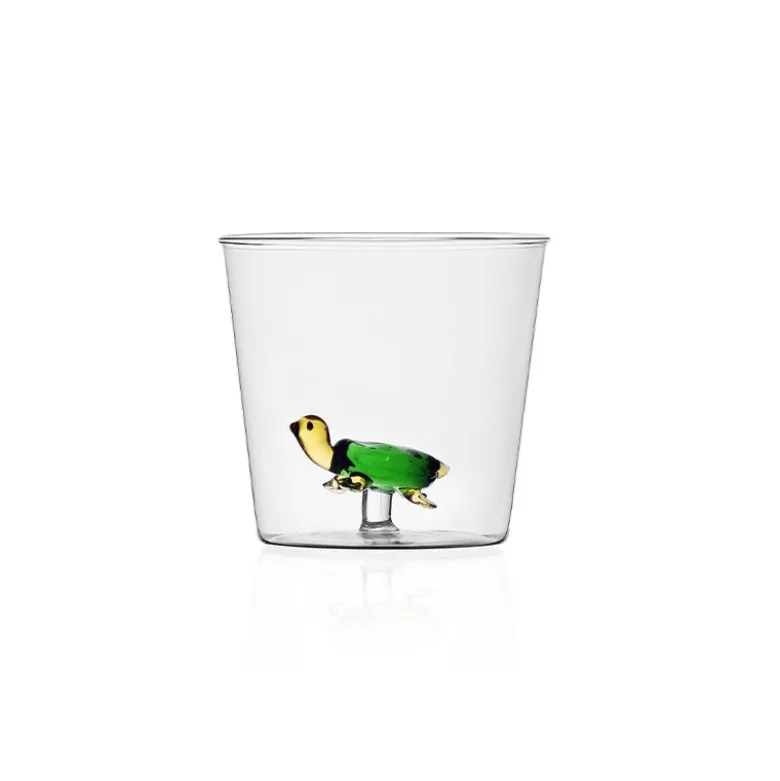 30 cl - Ichendorf Animal Farm Bicchiere Acqua in Vetro Borosilicato - Set 6 Pz