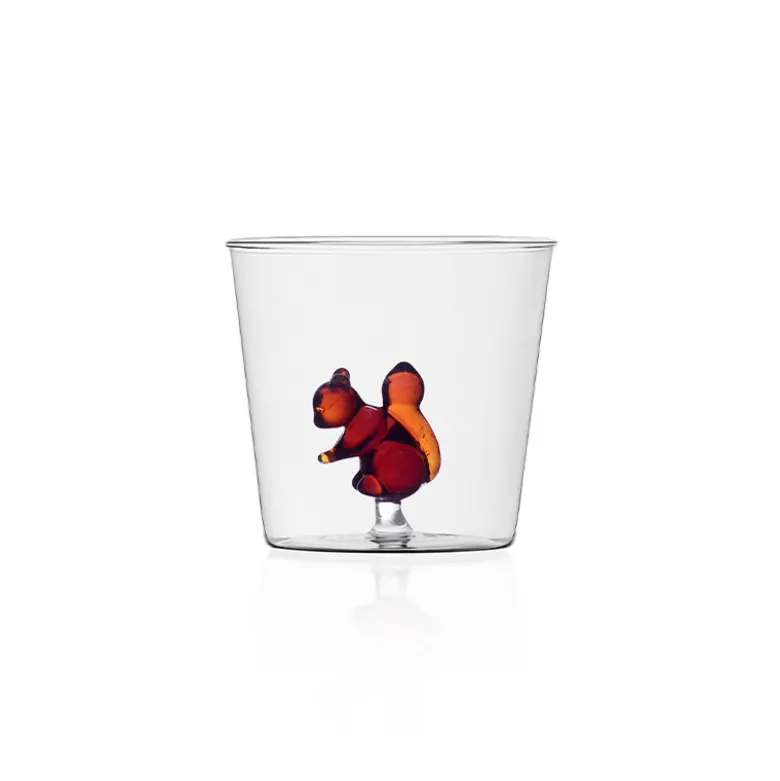 30 cl - Ichendorf Animal Farm Bicchiere Acqua in Vetro Borosilicato - Set 6 Pz