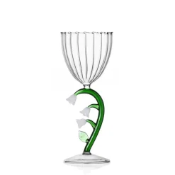 28 cl - Ichendorf Botanica Fiore Calice Multiuso Effetto Ottico In Vetro Borosilicato