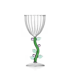 28 cl - Ichendorf Botanica Fiore Calice Multiuso Effetto Ottico In Vetro Borosilicato