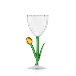28 cl - Ichendorf Botanica Tulipano Calice Multiuso Effetto Ottico In Vetro Borosilicato