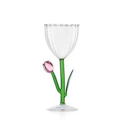 28 cl - Ichendorf Botanica Tulipano Calice Multiuso Effetto Ottico In Vetro Borosilicato