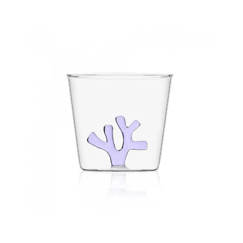 30 cl - Ichendorf Coral Reef Bicchiere Acqua Corallo in Vetro Borosilicato