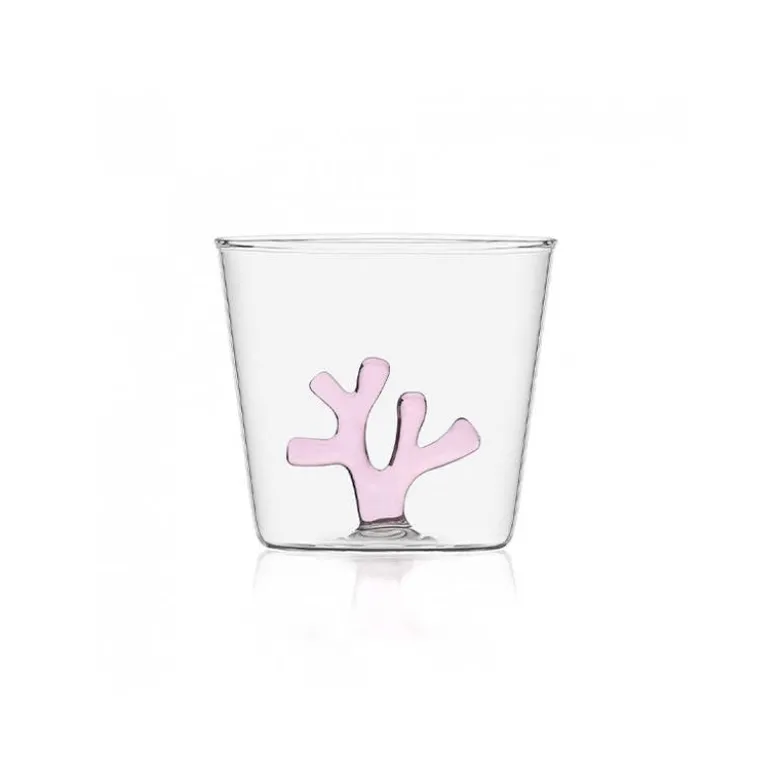 30 cl - Ichendorf Coral Reef Bicchiere Acqua Corallo in Vetro Borosilicato