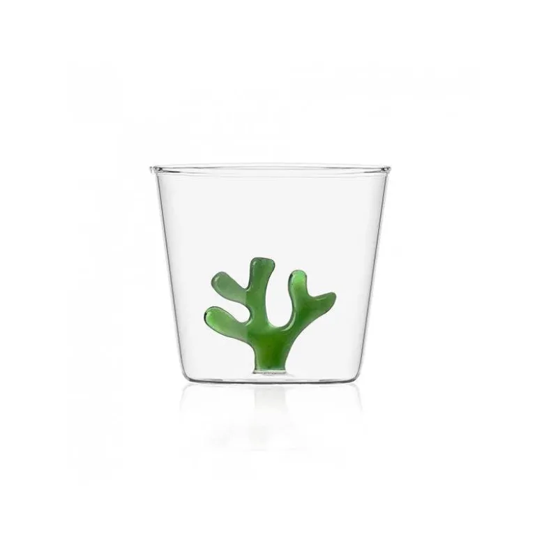 30 cl - Ichendorf Coral Reef Bicchiere Acqua Corallo in Vetro Borosilicato
