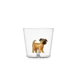 30 cl - Ichendorf Dogs Bicchiere Acqua Tumbler In Vetro Borosilicato