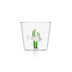 30 cl - Ichendorf Marine Garden Bicchiere Acqua Pesci Con Alghe in Vetro Borosilicato - Set 6 Pezzi