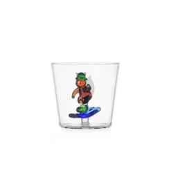 30 cl - Ichendorf Snow Games Bicchiere Acqua Tumbler In Vetro Borosilicato