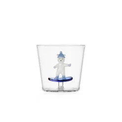 30 cl - Ichendorf Snow Games Bicchiere Acqua Tumbler In Vetro Borosilicato