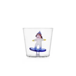 30 cl - Ichendorf Snow Games Bicchiere Acqua Tumbler In Vetro Borosilicato
