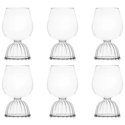 60 cl - Ichendorf Tutu Calice Vino Rosso In Vetro Borosilicato - Set 6 Pz