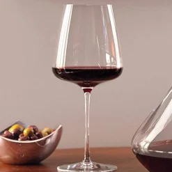 79 cl - Italesse Etoilè Noir Xtreme Calice Vino Rosso in Vetro - Set 2 Pezzi