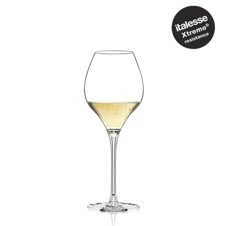 23 cl - Italesse Masterclass Xtreme Calice Flute in Vetro - Set 6 Pezzi