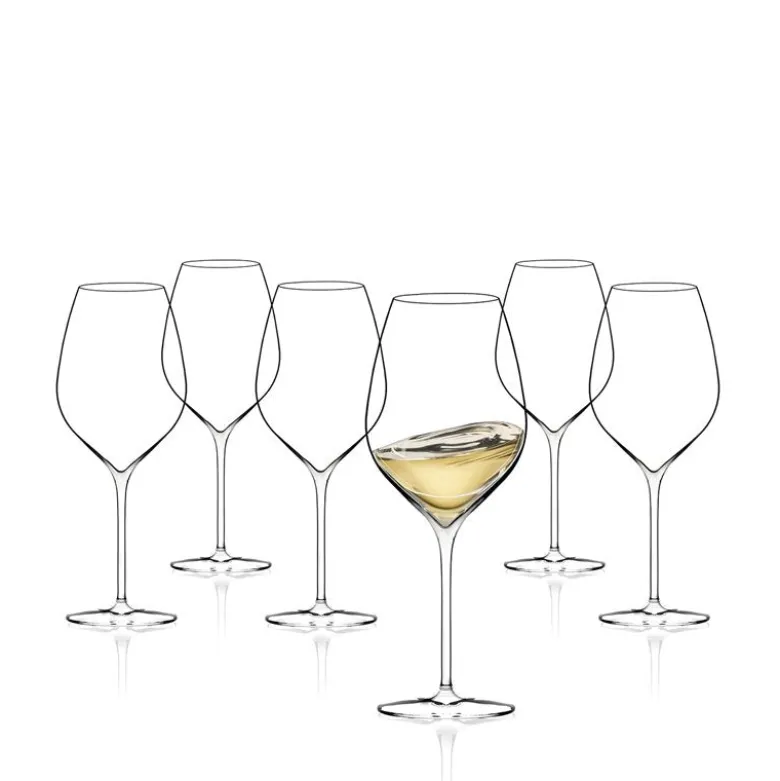 52 cl - Italesse Masterclass Xtreme Calice Vino Rosso in Vetro - Set 6 Pezzi