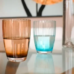 38 cl - Italesse Mykonos Bicchiere Acqua in Vetro - Set 6 Pezzi