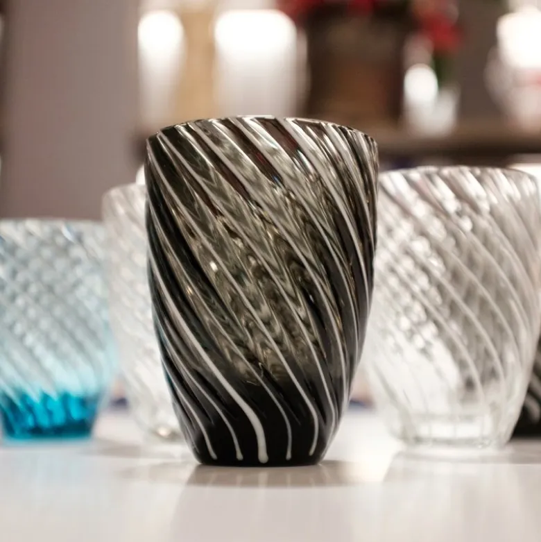 38 cl - Italesse Vertigo Bicchiere Acqua in Vetro - Set 6 Pezzi