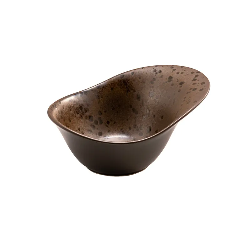 60 cl - Le Coq Phobos Coppa Petalo Ovale In Stoneware Set 4 Pz