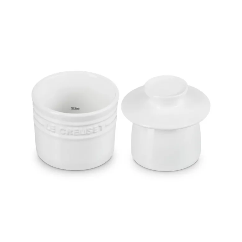 17 cl - Le Creuset Barattolo Porta Burro In Gres Vetrificato