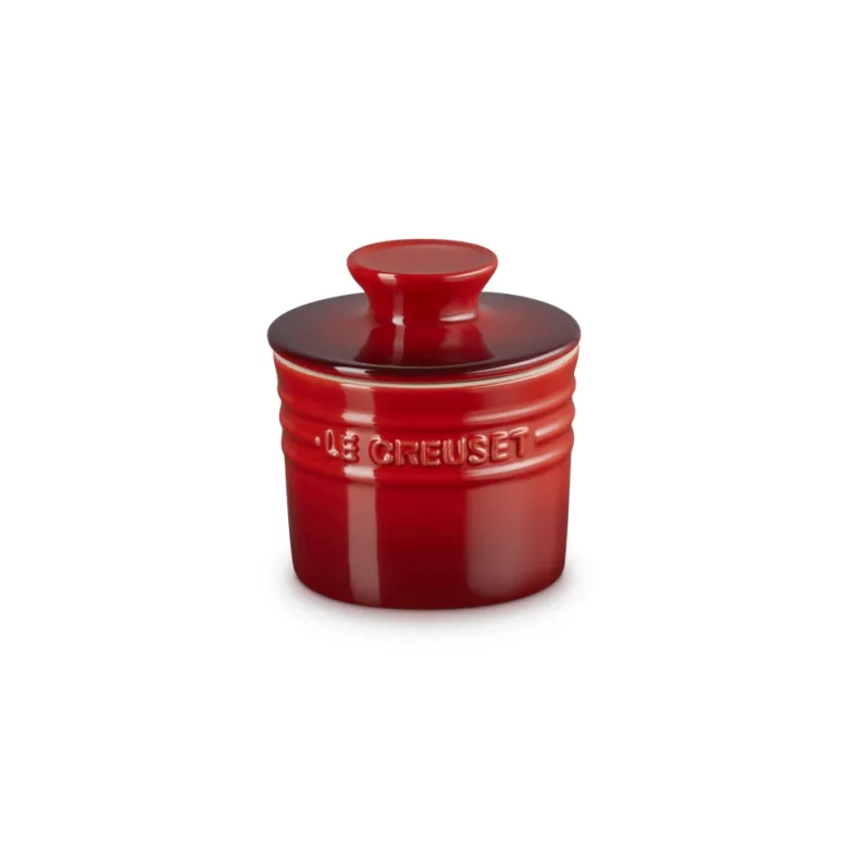 17 cl - Le Creuset Barattolo Porta Burro In Gres Vetrificato