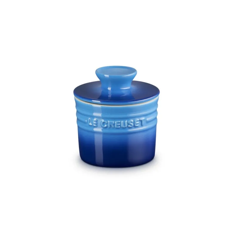 17 cl - Le Creuset Barattolo Porta Burro In Gres Vetrificato