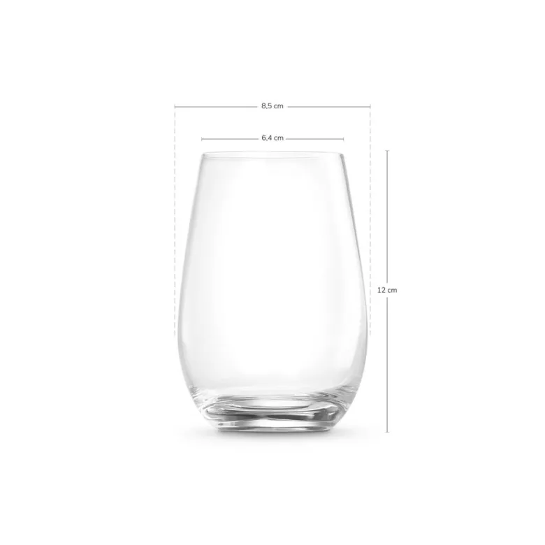 46 cl - Le Creuset Bicchiere Acqua In Vetro Set 4 Pz