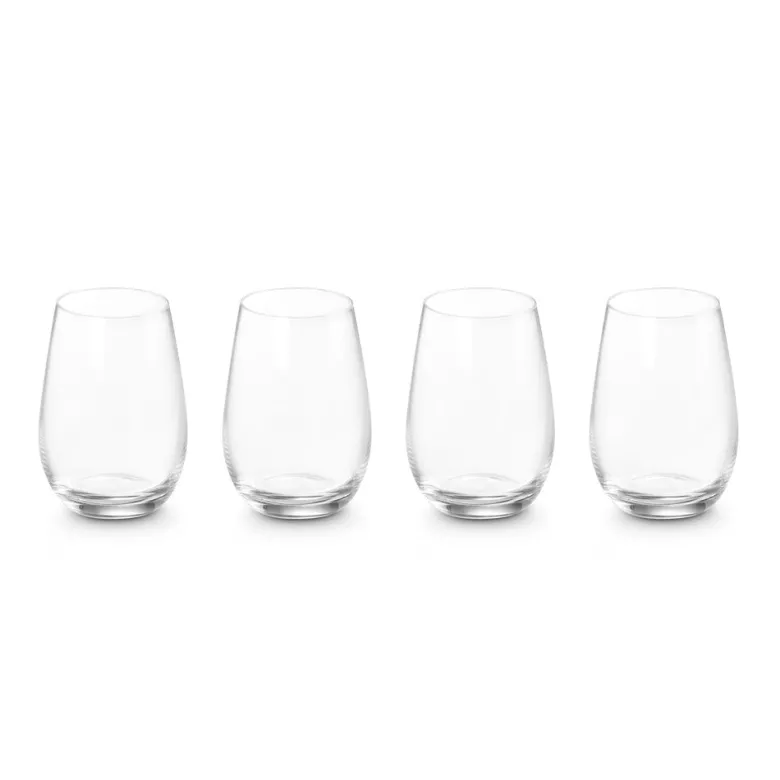 46 cl - Le Creuset Bicchiere Acqua In Vetro Set 4 Pz