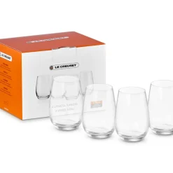 46 cl - Le Creuset Bicchiere Acqua In Vetro Set 4 Pz