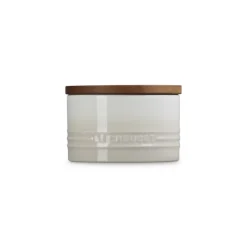 47 cl - Le Creuset Evolution Barattolo In Gres Vetrificato Con Coperchio In Legno