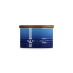 47 cl - Le Creuset Evolution Barattolo In Gres Vetrificato Con Coperchio In Legno