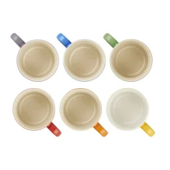 20 cl - Le Creuset London Tazza Cappuccino In Gres Vetrificato - Set 6 Pz