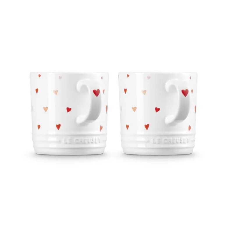 35 cl - Le Creuset London Tazza Mug In Gres Vetrificato Set 2 Pz