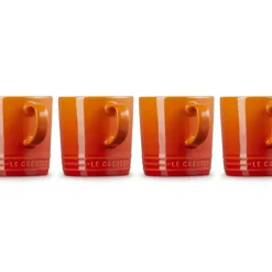 35 cl - Le Creuset London Tazza Mug In Gres Vetrificato Set 4 Pz