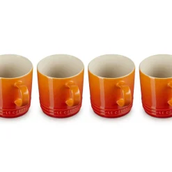 35 cl - Le Creuset London Tazza Mug In Gres Vetrificato Set 4 Pz