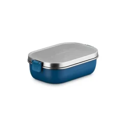 90 cl - Le Creuset On The Go Lunch Box Contenitore Per Alimenti Rettangolare In Acciaio Inox