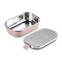 90 cl - Le Creuset On The Go Lunch Box Contenitore Per Alimenti Rettangolare In Acciaio Inox