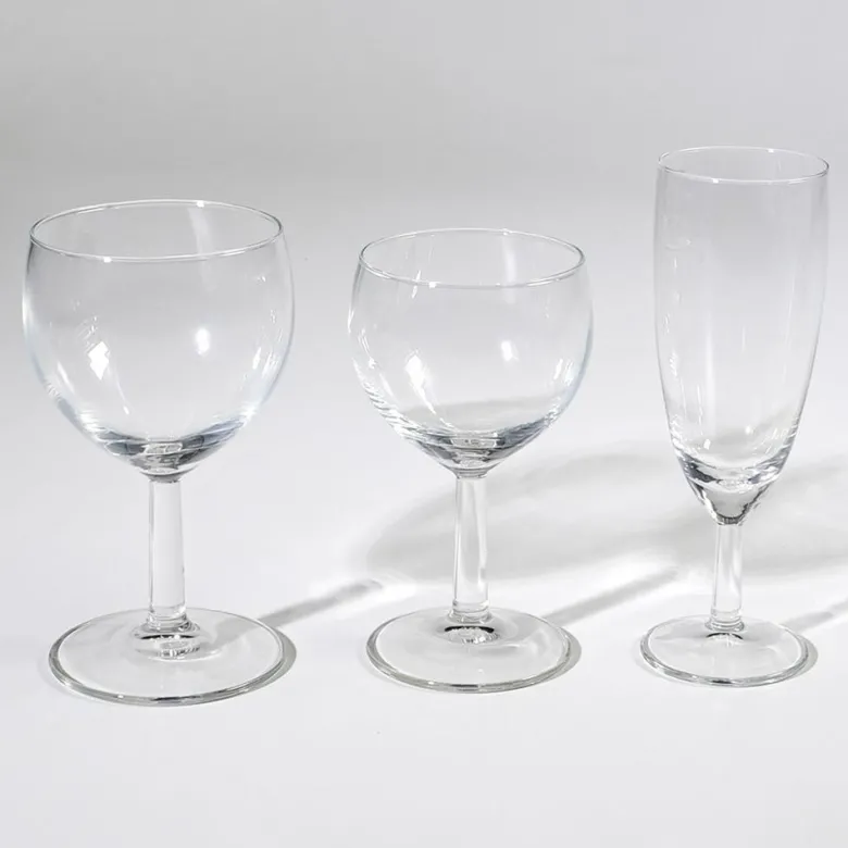 19 cl - Leerdam Crisal Ballon Calice Vino Multiuso In Vetro - Set 12 Pz