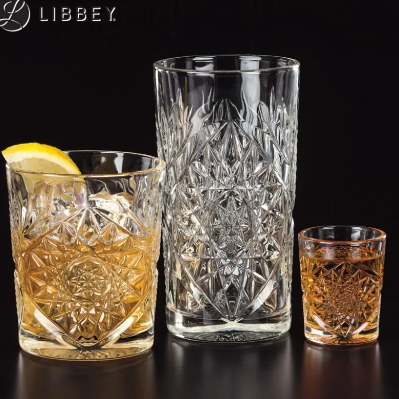 47.3 cl - Libbey Hobstar Bicchiere Bibita in Vetro - Set 12 Pezzi