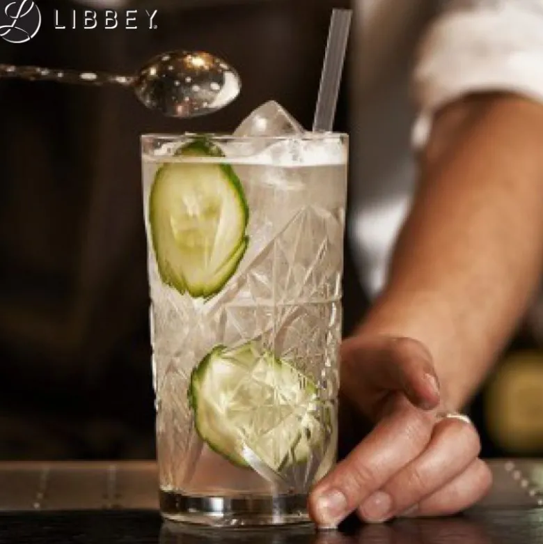 47.3 cl - Libbey Hobstar Bicchiere Bibita in Vetro - Set 12 Pezzi