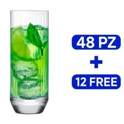 34 cl - Nude Big Top Bicchiere Cocktail in Vetro - Set 60 Pezzi