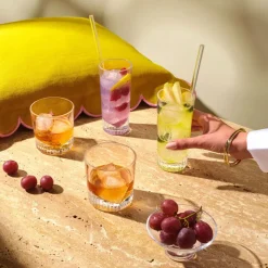 28.5 cl - Nude Caldera Bicchiere Cocktail Highball - In Vetro - Set 6 Pz