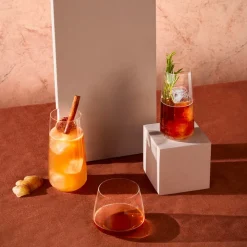 38.5 cl - Nude Mirage Bicchiere Whisky in Vetro - Set 4 Pezzi