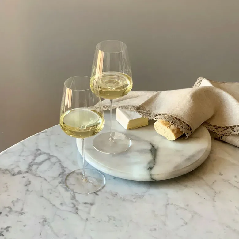 45 cl - Nude Stem Zero Vertigo Calice Vino Bianco in Vetro - Set 2 Pezzi