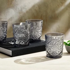 35.5 cl - Onis Hobstar Bicchiere Whisky in Vetro - Set 6 Pezzi