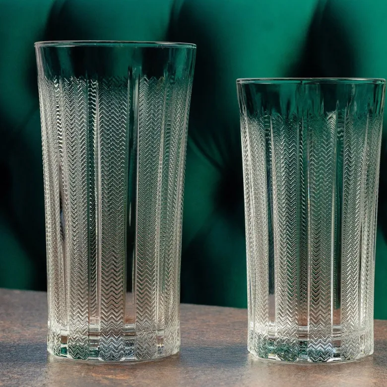 47 cl - Onis Mosaic Bicchiere Cocktail Cooler In Vetro Set 6 Pz