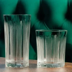 35.5 cl - Onis Mosaic Bicchiere Whisky DOF In Vetro Set 6 Pz
